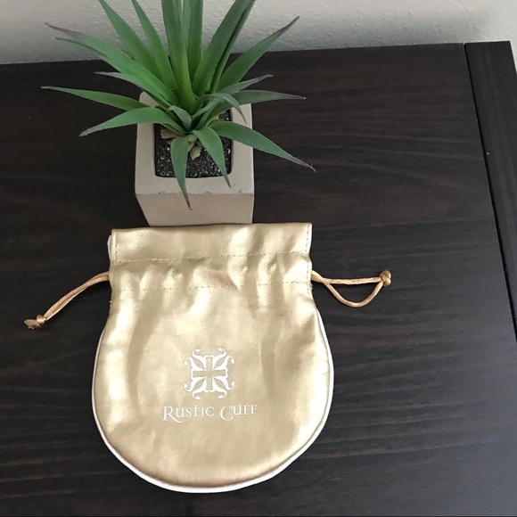 Rustic Cuff Drawstring Pouch - Picture 3 of 8